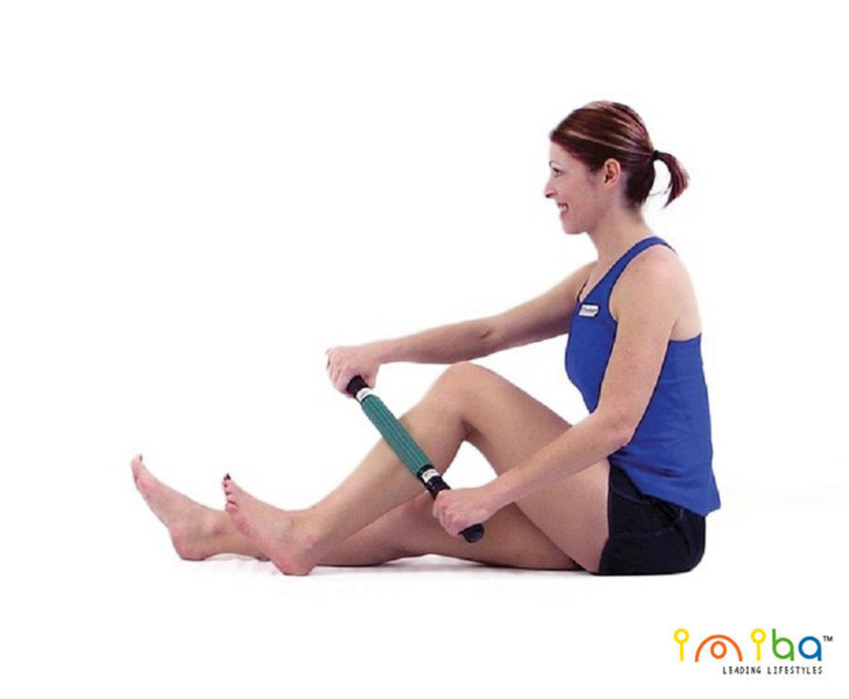 THERABAND 全新滾軸按摩棒伸縮便攜型 深層按摩棒 筋膜按摩棒 通淋巴棍