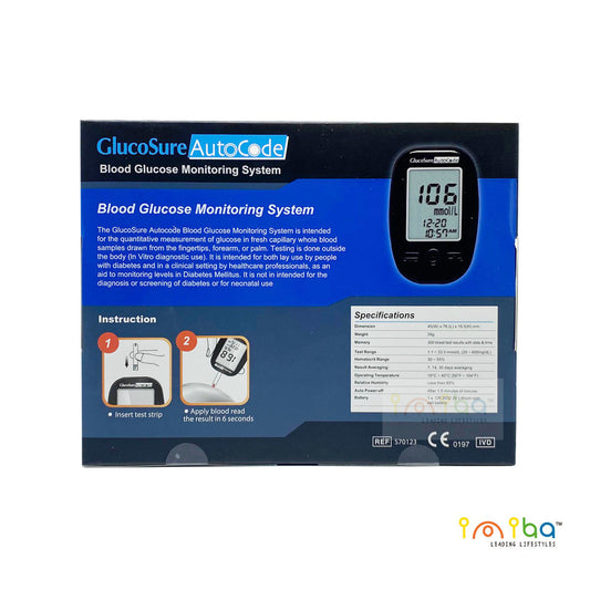 ApexBio - 台灣造驗血糖機 GlucoSure 主機 + 100試紙 + 100採血針 套裝
