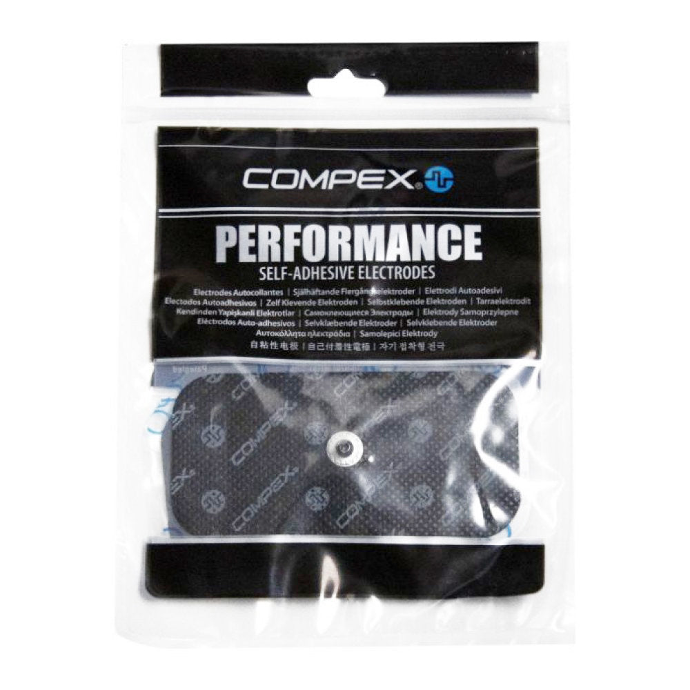 Compex - 方形按扣電極貼 單扣(5X10CM) (適用於COMPEX 肌肉電刺激訓練儀系列 ) Compex 8.0/6.0/5.0/4.0/3.0/2.0/1.0