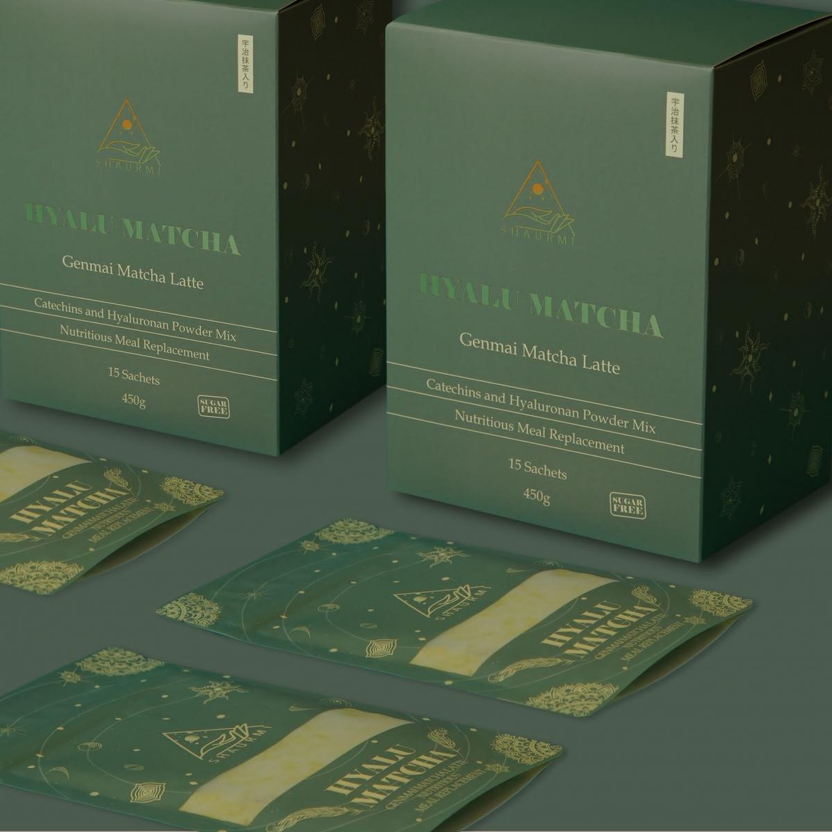 SHAURMI - 美肌无糖宇治抹茶玄米营养代餐-14包/盒