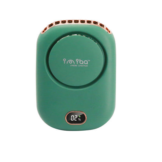 imiba - 消暑神器 全新迷你USB充電手提式坐枱掛頸風扇連挂繩