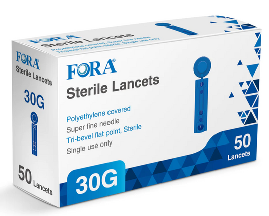 兩盒裝 Fora  無菌採血針 採血針 Sterile Lancets  (兩盒裝共100支)