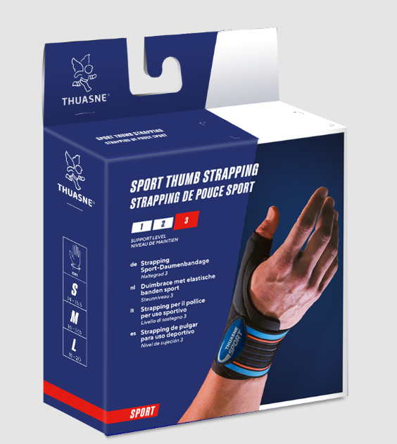 法國途安 THUASNE SPORT 運動束帶型護拇帶 大碼L  排球護指帶 高爾夫球指托  籃球腕帶 護腕帶  運動保護指帶 拇指穩定器 扭傷康復拇指支撐