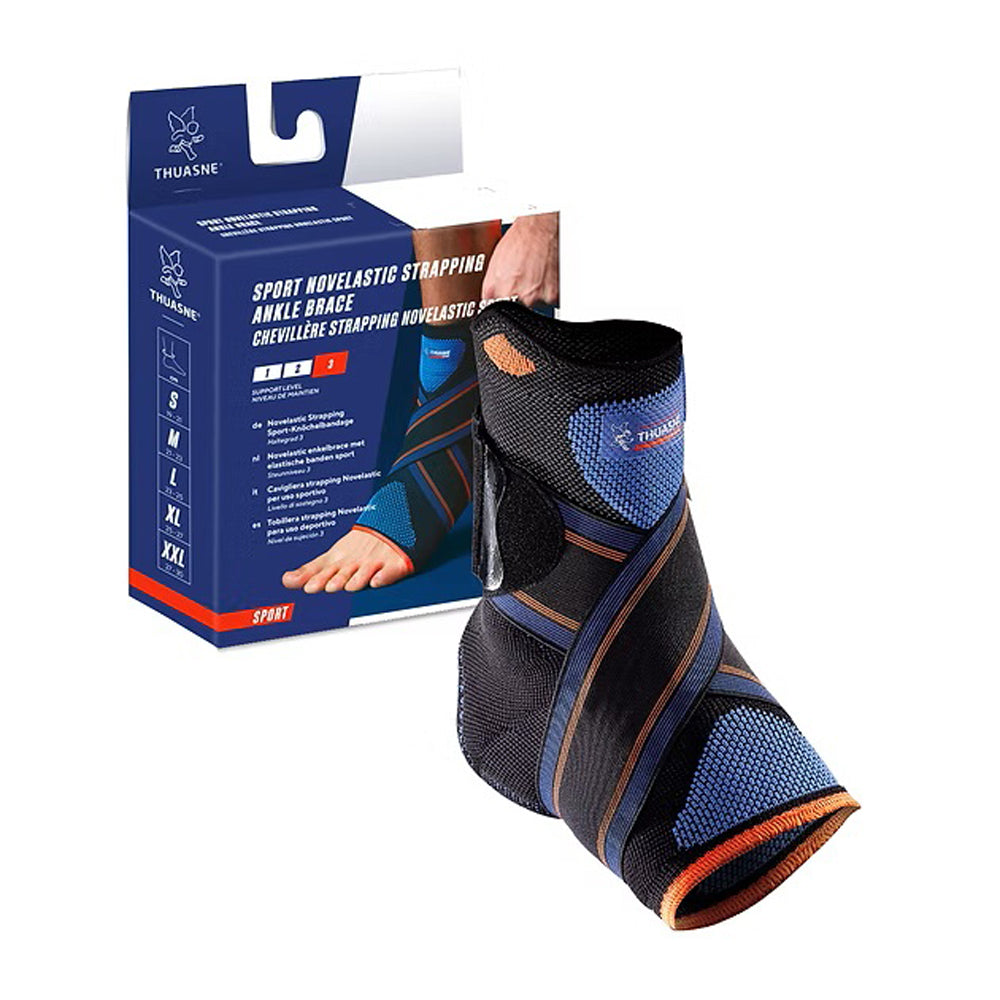 THUASNE - Sport 0280 Novelastic 運動踝關節護帶 8字加壓護踝 壓力護踝 運動護踝 踝關節護具 法國製造 途安護具