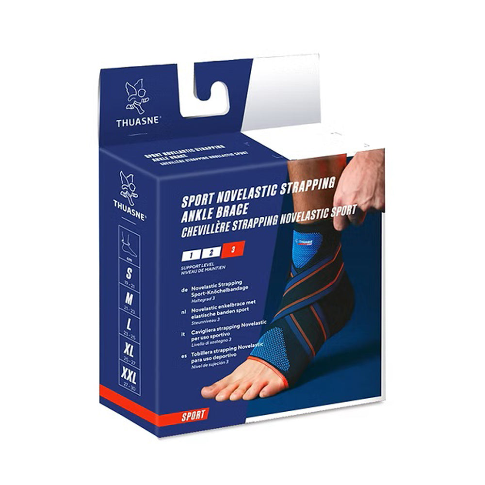 THUASNE - Sport 0280 Novelastic 運動踝關節護帶 8字加壓護踝 壓力護踝 運動護踝 踝關節護具 法國製造 途安護具