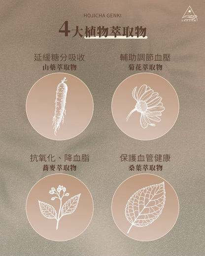 Shaurmi -  HOJICHA GENKI 日式焙茶代餐 減少糖分吸收 14包盒-台灣製造 莎尤美期間限定