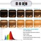 imiba - 兩支 25W 極光 三色定時水果種植 LED燈 升級版 蔬菜燈 植物燈 植物生長補光燈 50/60HZ 2024年