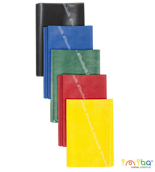 THERABAND - 美國品牌 練力帶 六尺(2碼) 瑜伽練力帶 漸進式訓練帶 拉力帶 橡筋練力帶
