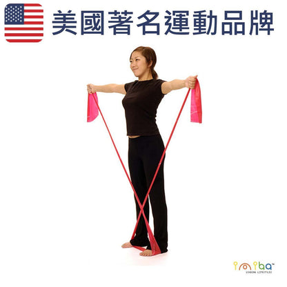 THERABAND - 美國品牌 練力帶 六尺(2碼) 瑜伽練力帶 漸進式訓練帶 拉力帶 橡筋練力帶