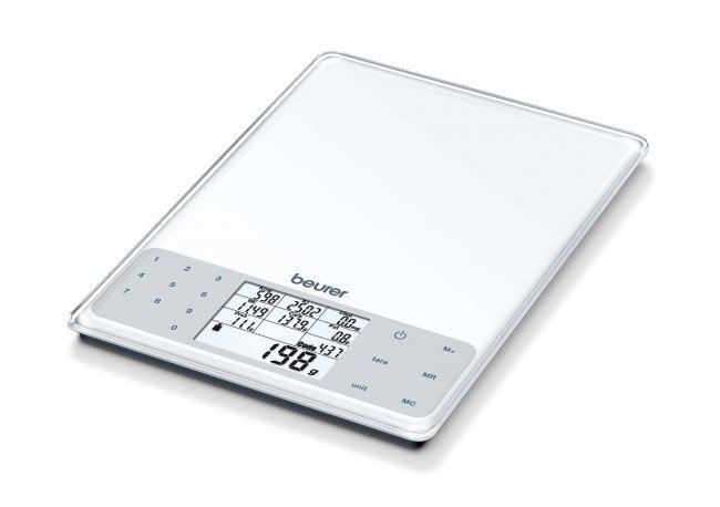 Beurer - DS 61 智能營養分析廚房磅 |電子磅食物磅 營養餐單秤 食物熱量計算 營養標籤計算減肥熱量控制|
