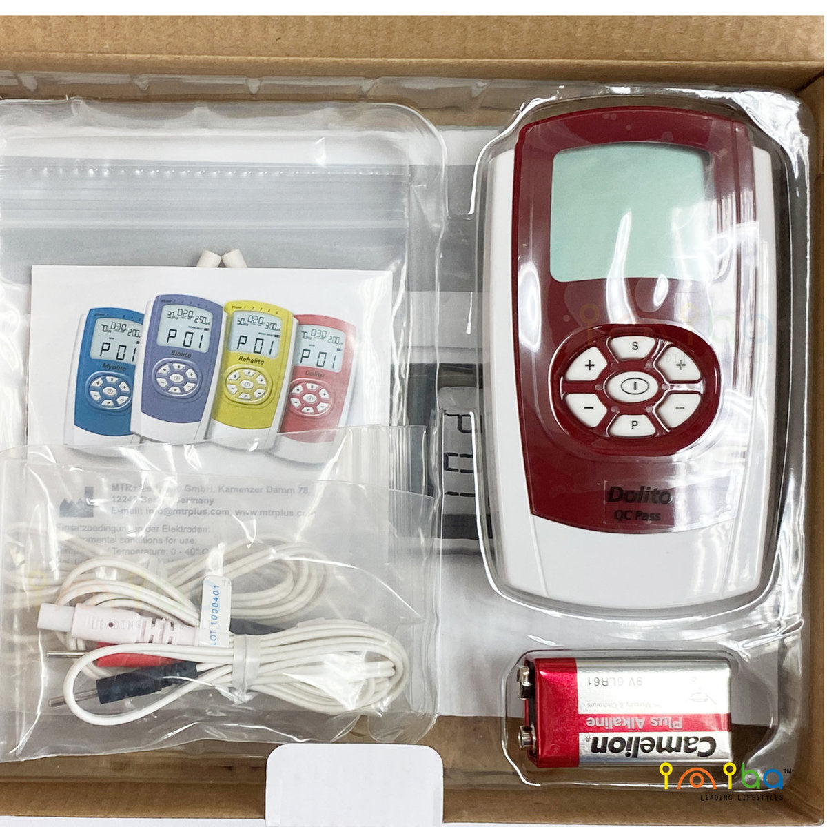 MTR+ - 德國品牌 Dolito 簡易電刺激止痛機 TENS止痛