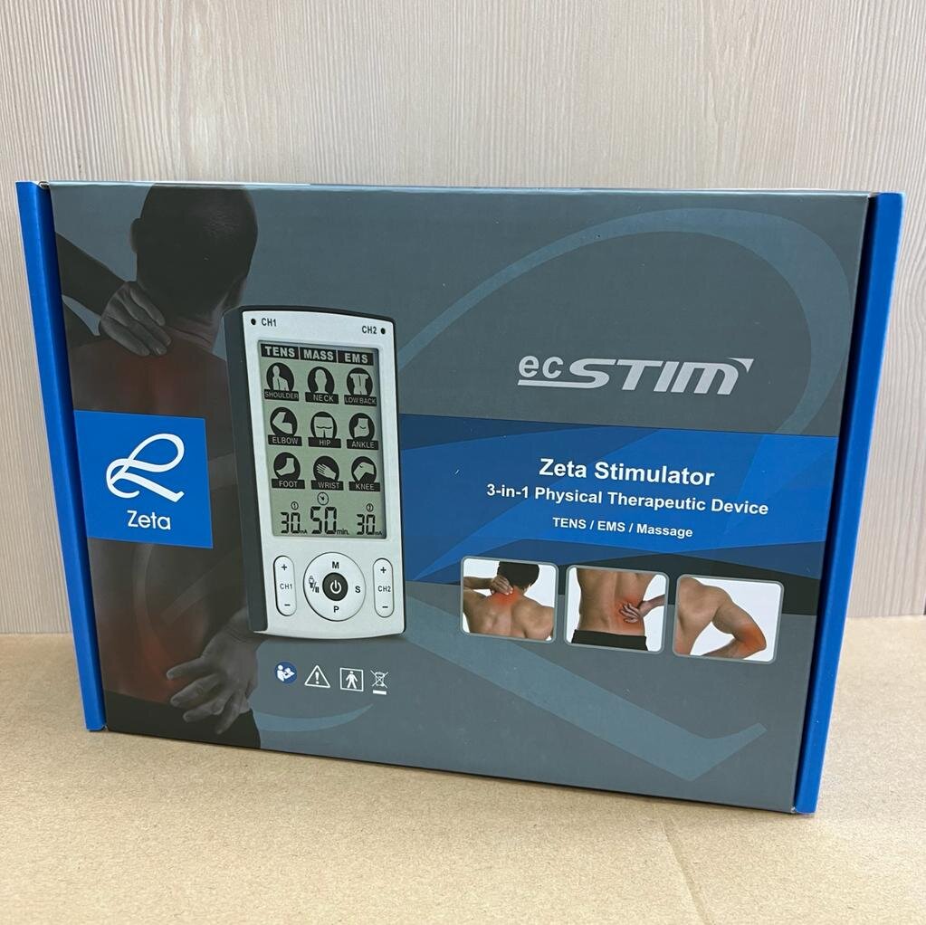 ecSTIM 止痛、肌肉電刺激、按摩 ecSTIM Zeta 多功能電子脈衝機 行貨1年保養