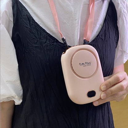 imiba - 消暑神器 全新迷你USB充電手提式坐枱掛頸風扇連挂繩